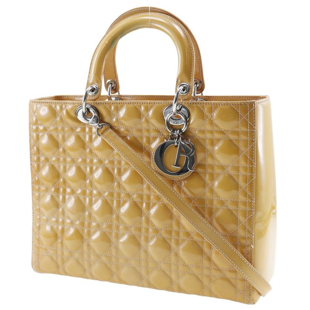 Dior Christian Dior Lady Dior Patent Size ONE SIZE - 5 Thumbnail