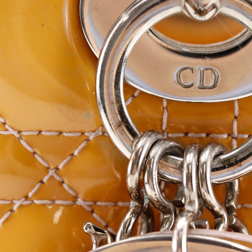 Dior Christian Dior Lady Dior Patent Size ONE SIZE - 10 Thumbnail