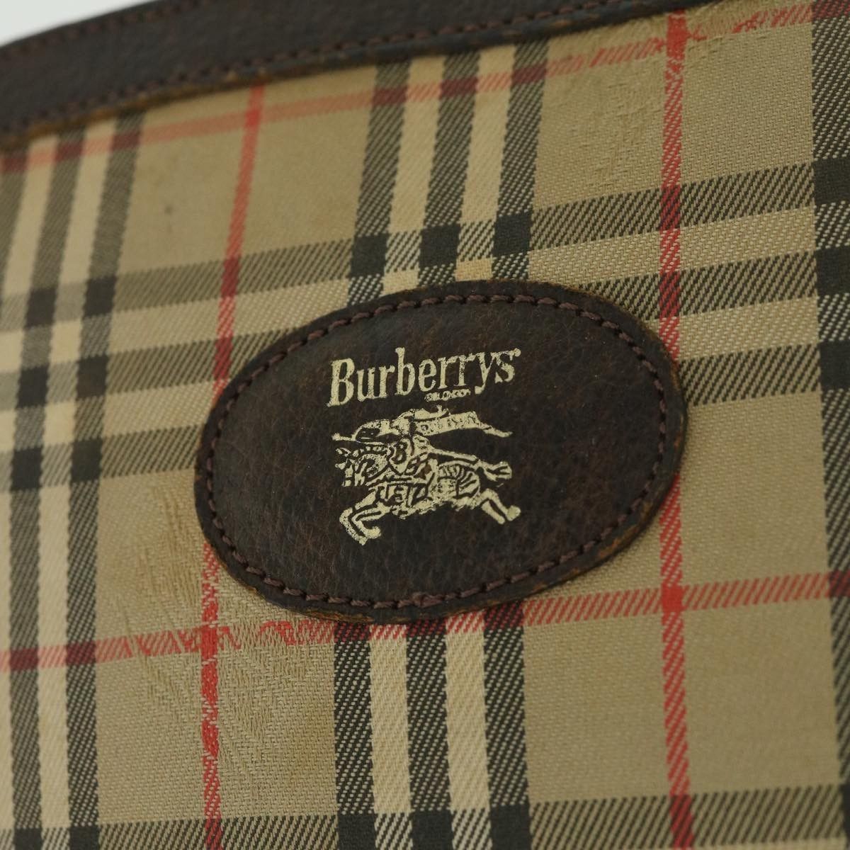 Burberry Burberry Nova Check Chain Satchel Leather Size ONE SIZE - 9 Thumbnail