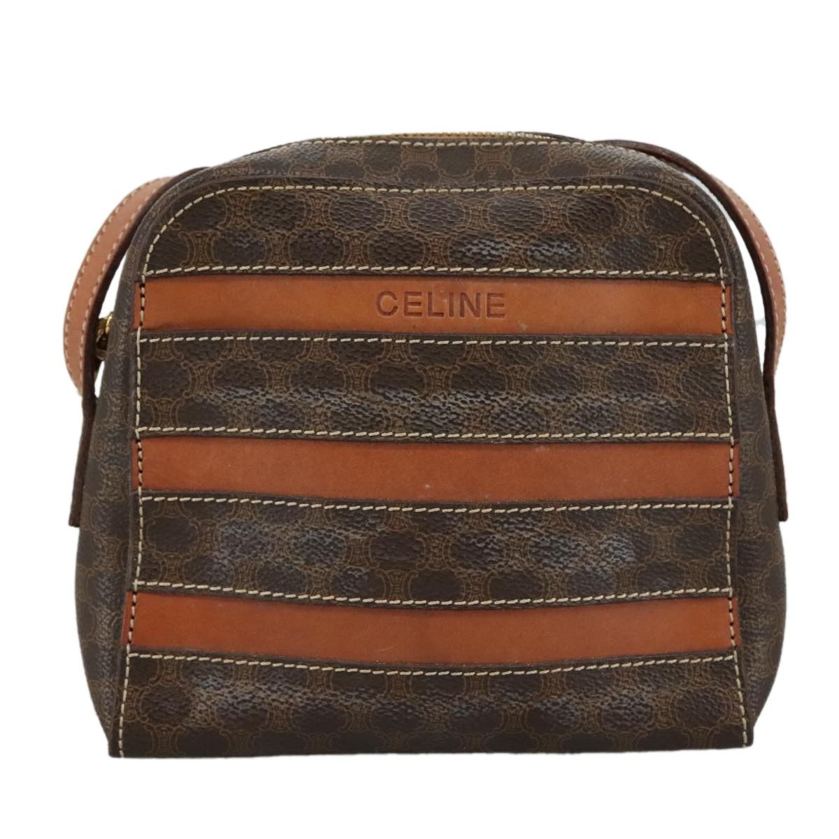Celine Celine Macadam Shoulder Bag Leather Size ONE SIZE - 13 Thumbnail
