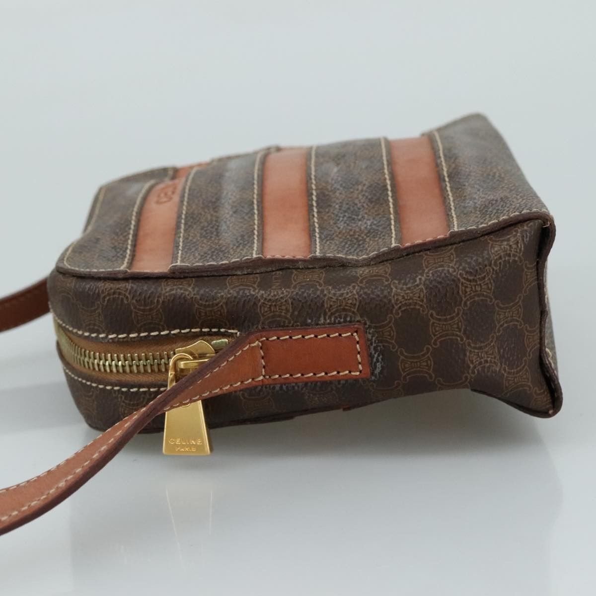 Celine Celine Macadam Shoulder Bag Leather Size ONE SIZE - 4 Thumbnail