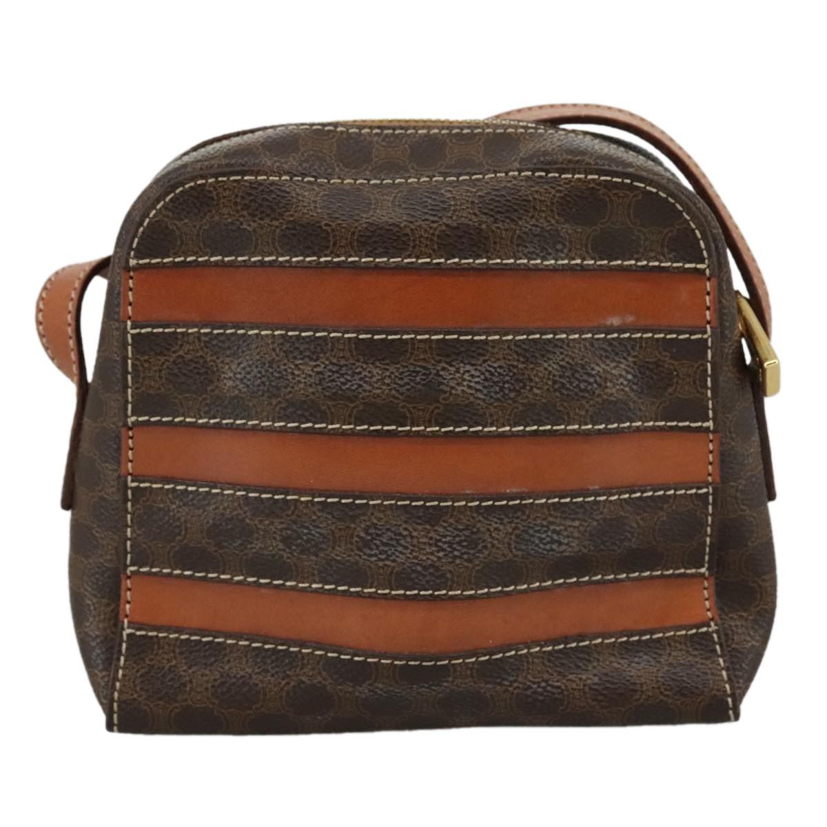 Celine Celine Macadam Shoulder Bag Leather Size ONE SIZE - 2 Thumbnail