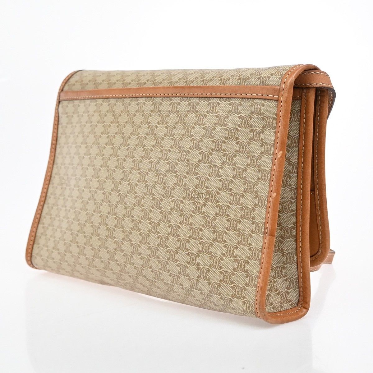 Celine Celine Macadam Shoulder Bag Leather Size ONE SIZE - 4 Thumbnail