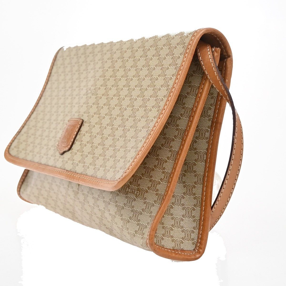 Celine Celine Macadam Shoulder Bag Leather Size ONE SIZE - 2 Thumbnail