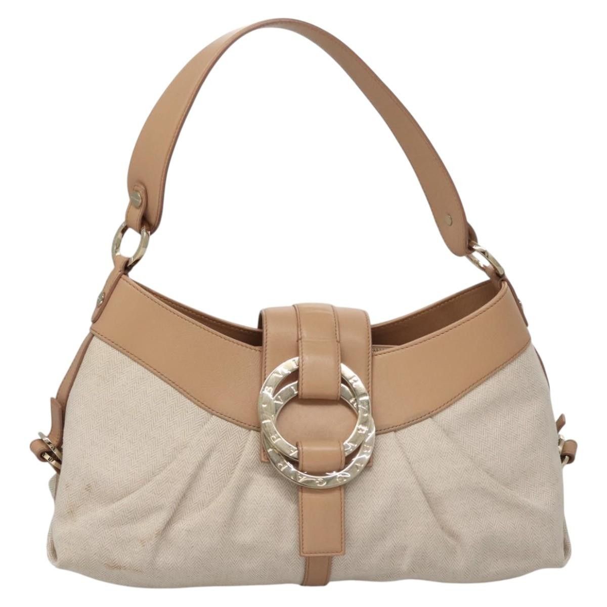 Bvlgari Bvlgari Chandra Hobo Canvas and Leather Size ONE SIZE - 18 Thumbnail