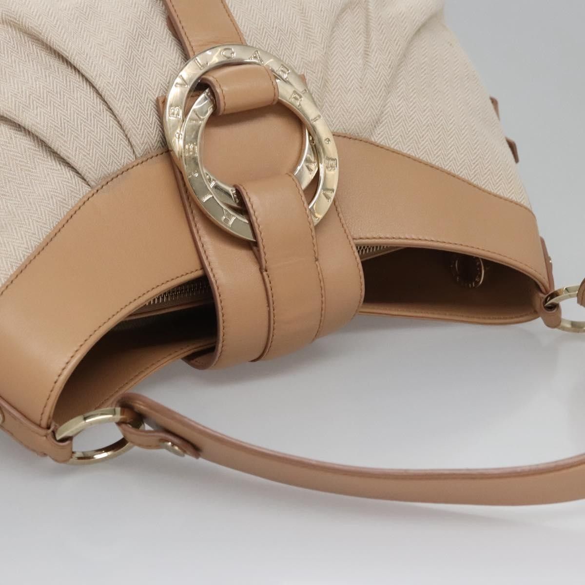 Bvlgari Bvlgari Chandra Hobo Canvas and Leather Size ONE SIZE - 16 Thumbnail