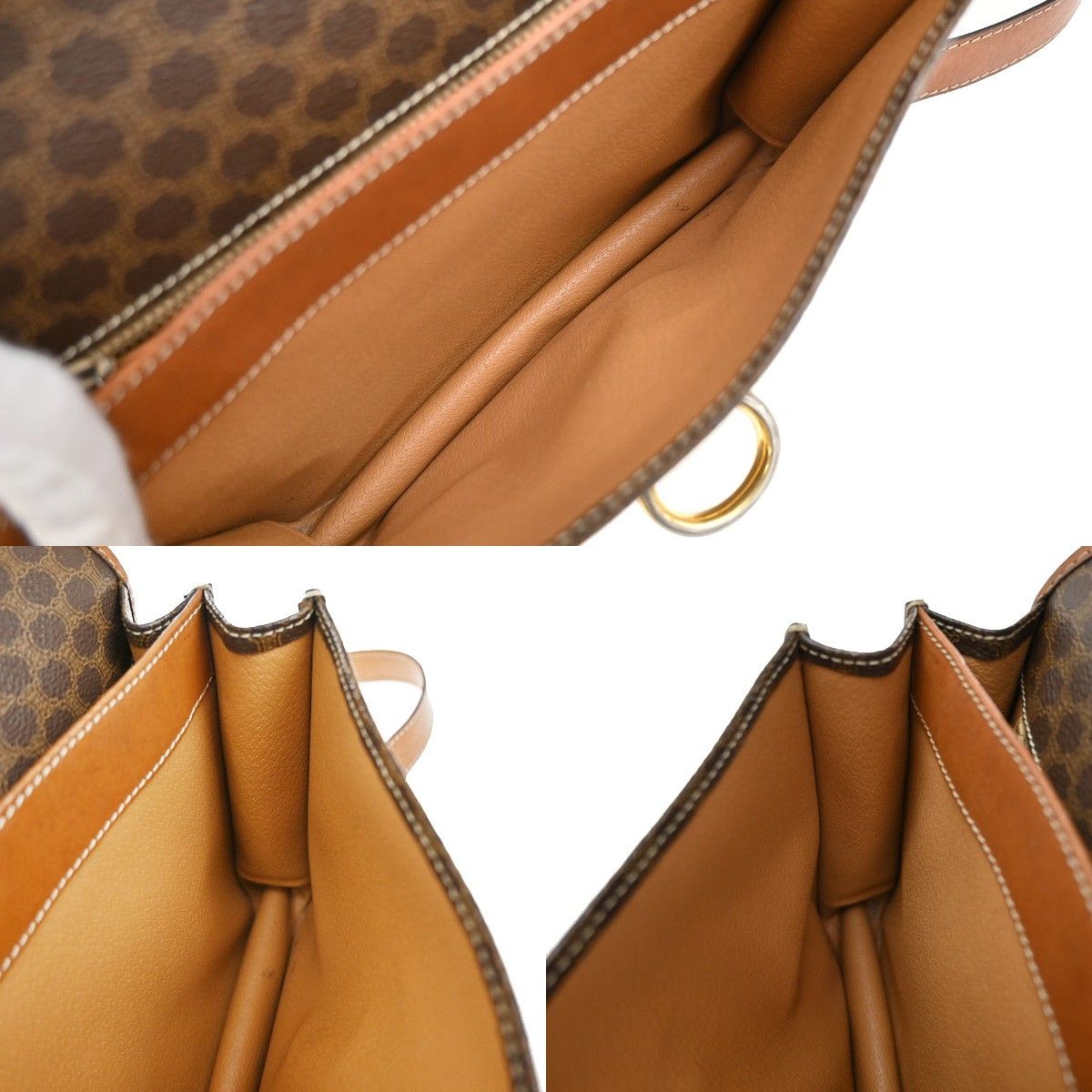 Celine Celine Macadam Shoulder Bag Leather Size ONE SIZE - 11 Thumbnail