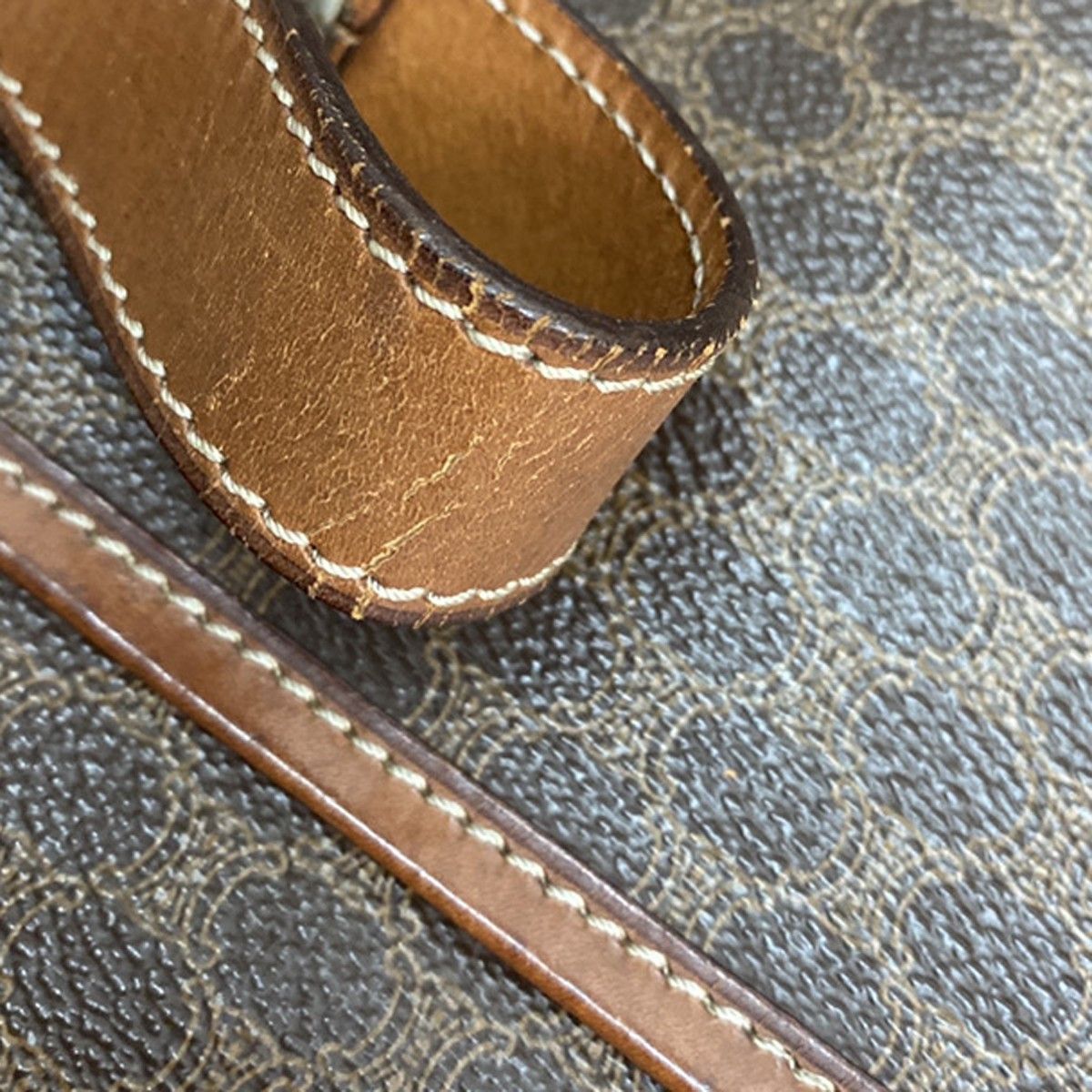 Celine Celine Macadam Shoulder Bag Leather Size ONE SIZE - 19 Thumbnail