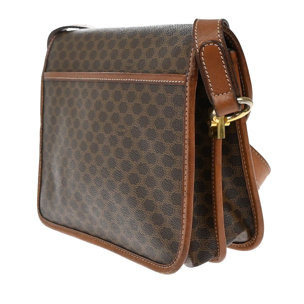 Celine Celine Macadam Shoulder Bag Leather Size ONE SIZE - 4 Thumbnail