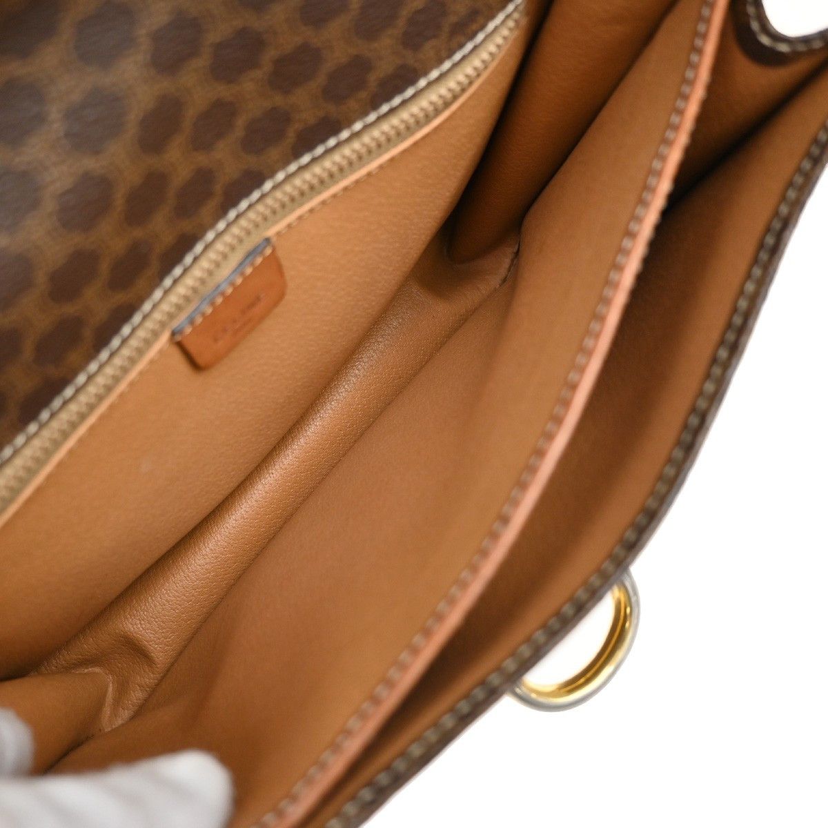 Celine Celine Macadam Shoulder Bag Leather Size ONE SIZE - 12 Thumbnail