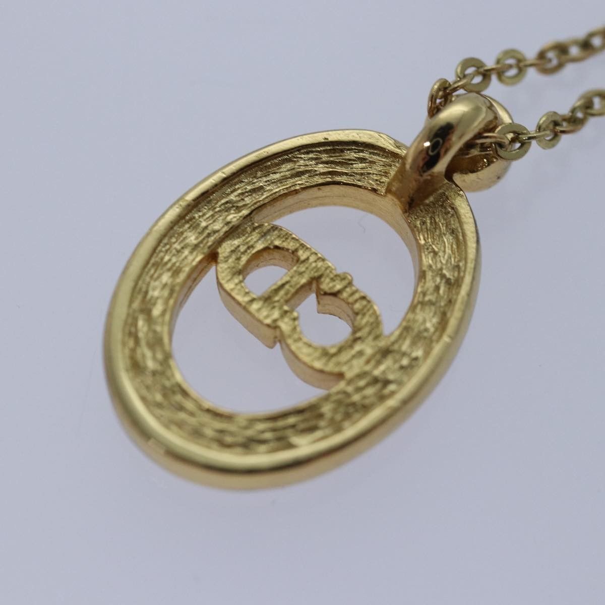 Dior Christian Dior CD Pendant Necklace Gold-plated Size ONE SIZE - 3 Thumbnail