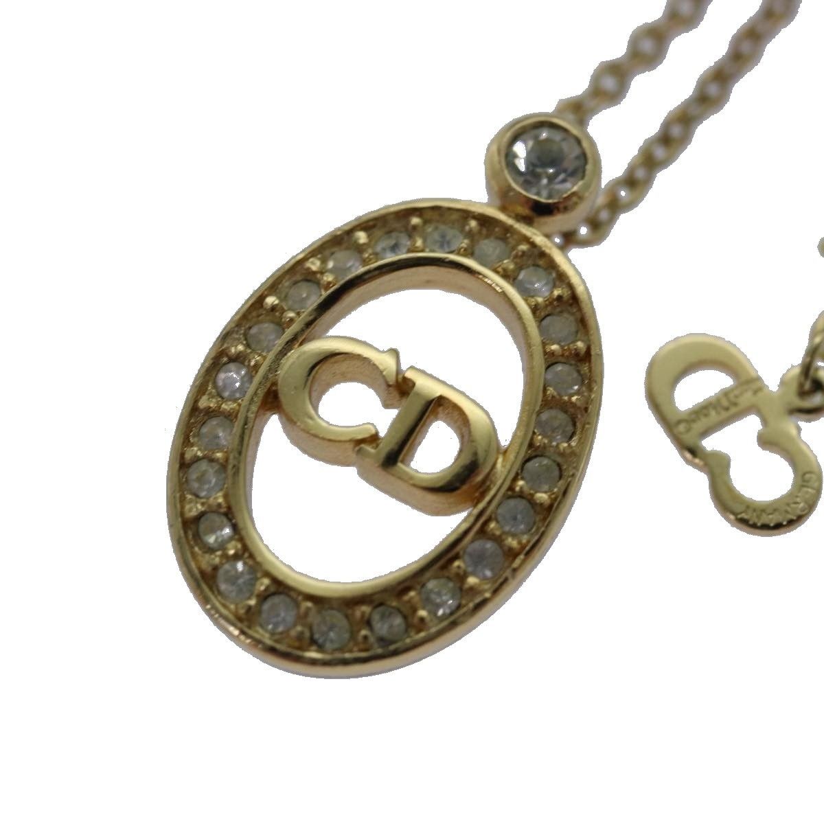 Dior Christian Dior CD Pendant Necklace Gold-plated Size ONE SIZE - 2 Thumbnail