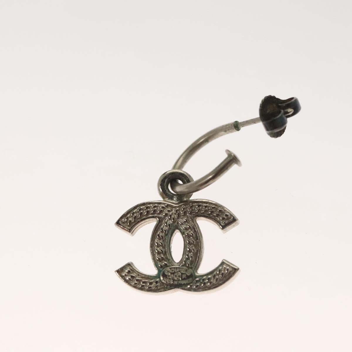 Chanel Chanel CC Logo Hoop Earrings Metal Size ONE SIZE - 3 Thumbnail