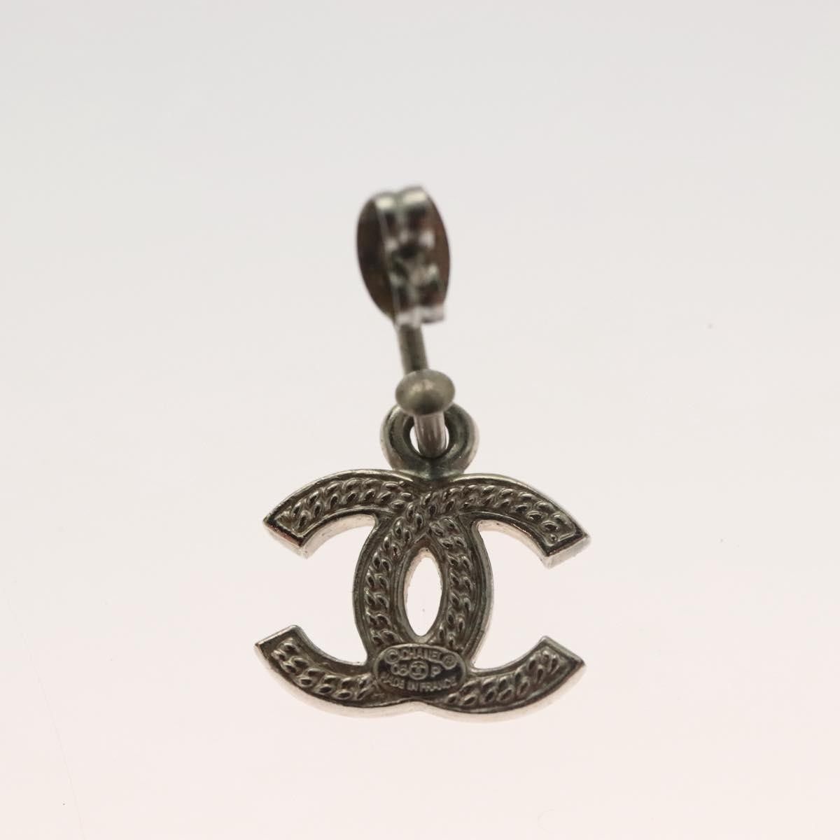 Chanel Chanel CC Logo Hoop Earrings Metal Size ONE SIZE - 8 Thumbnail