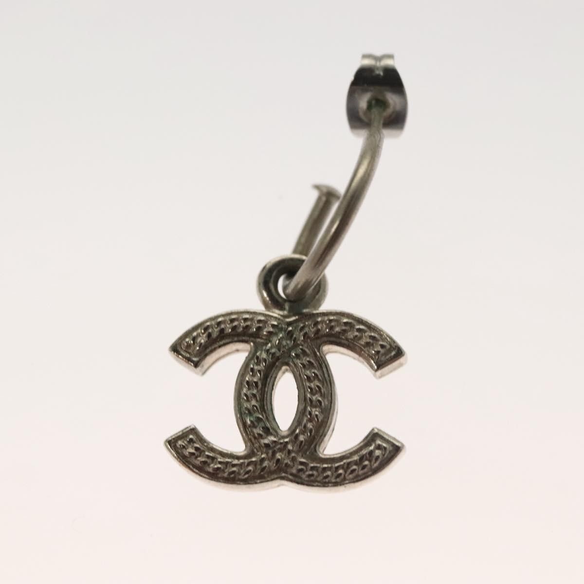 Chanel Chanel CC Logo Hoop Earrings Metal Size ONE SIZE - 7 Thumbnail