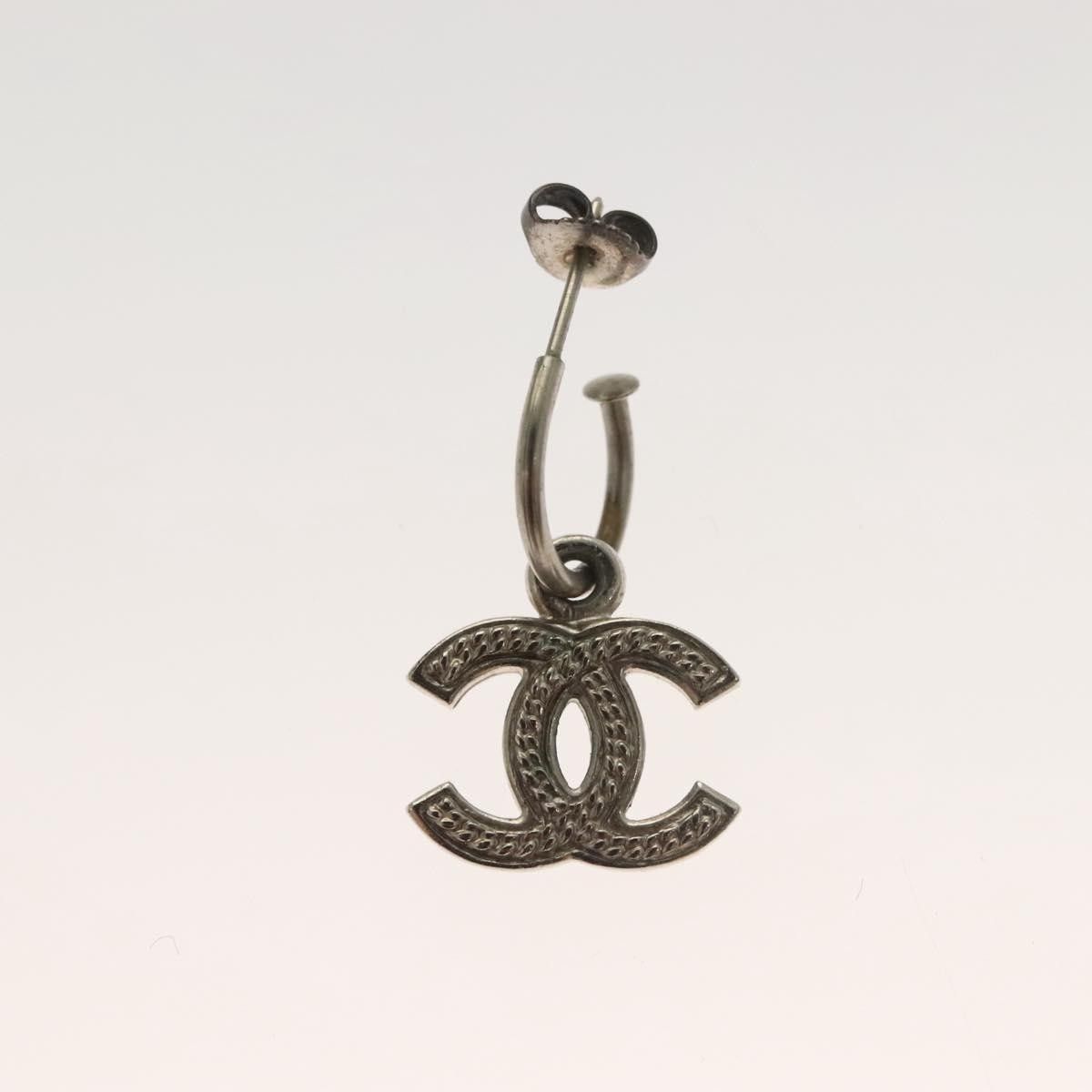 Chanel Chanel CC Logo Hoop Earrings Metal Size ONE SIZE - 2 Thumbnail