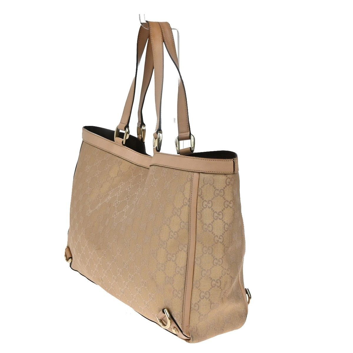 Gucci Gucci Abbey Tote GG Canvas with Leather Size ONE SIZE - 4 Thumbnail