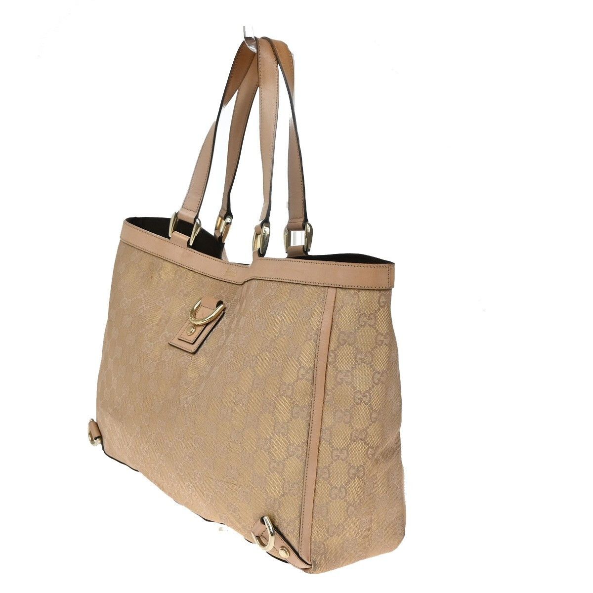 Gucci Gucci Abbey Tote GG Canvas with Leather Size ONE SIZE - 3 Thumbnail
