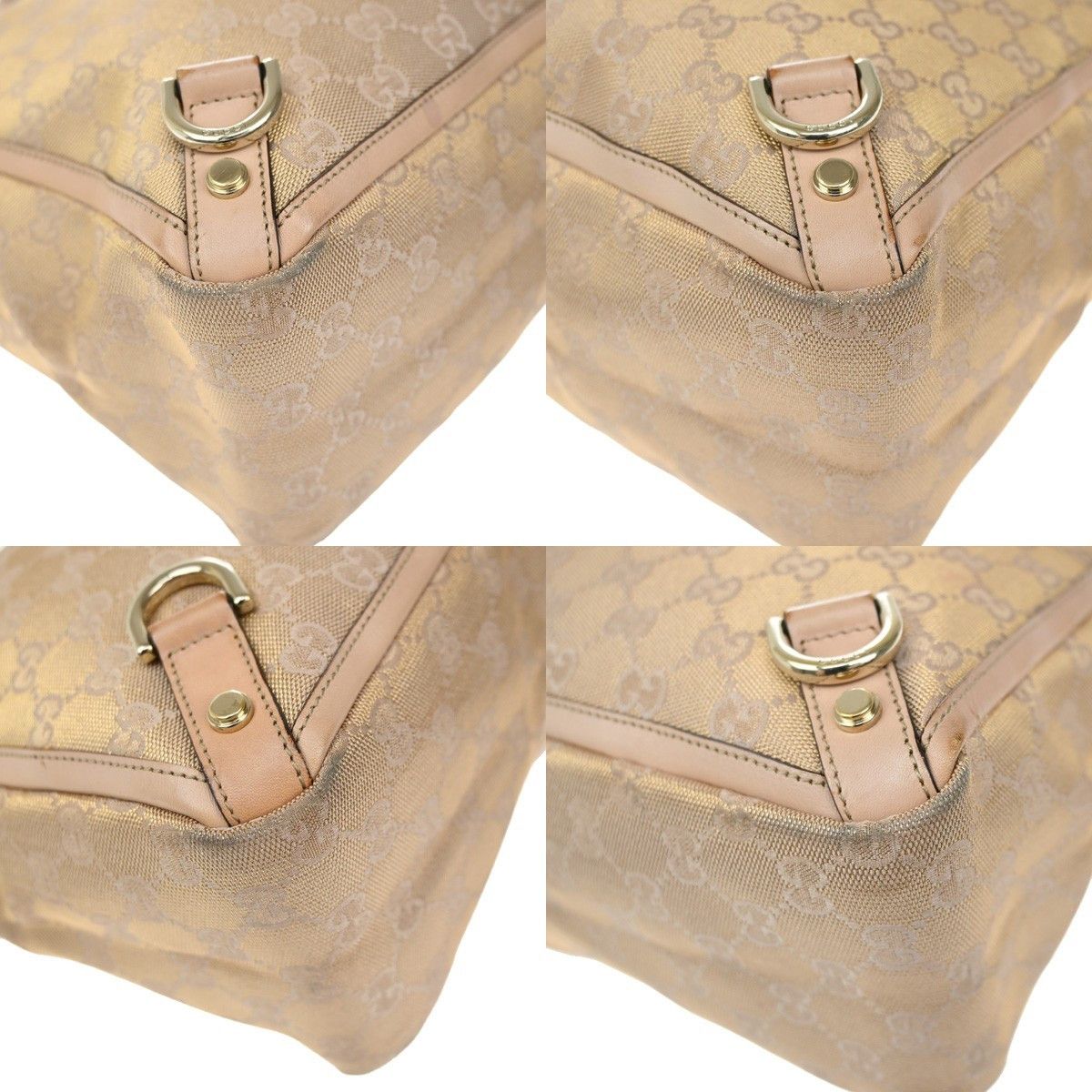 Gucci Gucci Abbey Tote GG Canvas with Leather Size ONE SIZE - 9 Thumbnail