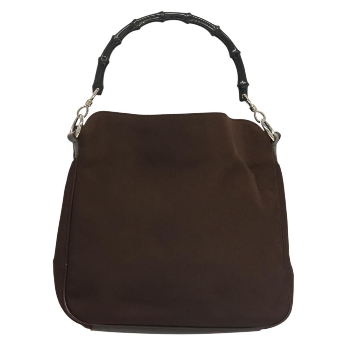 Gucci Gucci Vintage Bamboo Handle Tote Nylon Size ONE SIZE - 2 Thumbnail