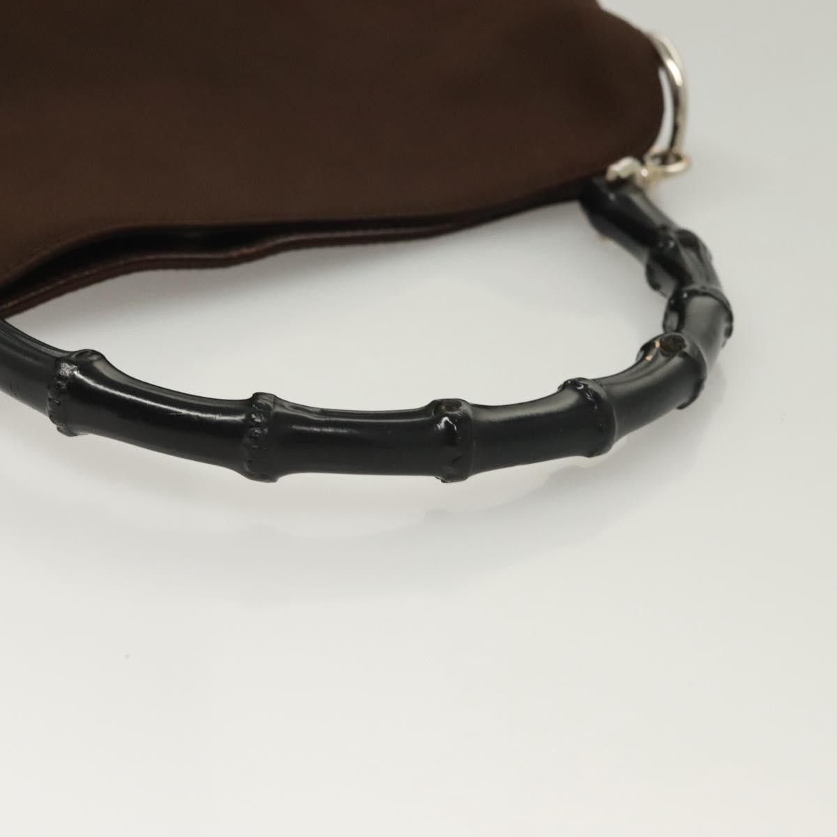 Gucci Gucci Vintage Bamboo Handle Tote Nylon Size ONE SIZE - 7 Thumbnail