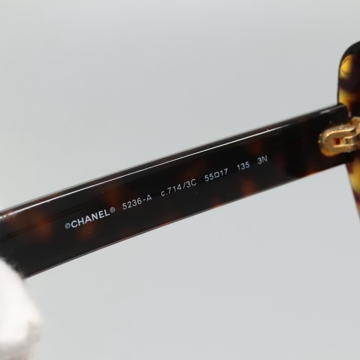 Chanel Chanel CHANEL Logo Sunglasses Eye Wear Plastic Size ONE SIZE - 6 Thumbnail