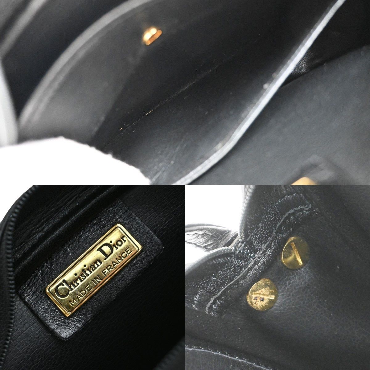 Dior Christian Dior Vintage CD Logo Shoulder Bag Leather Size ONE SIZE - 6 Thumbnail