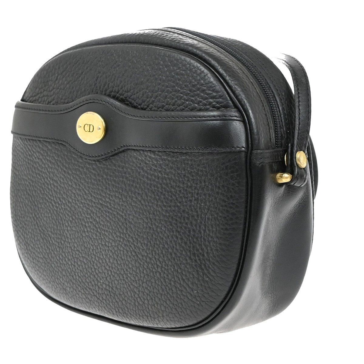 Dior Christian Dior Vintage CD Logo Shoulder Bag Leather Size ONE SIZE - 3 Thumbnail