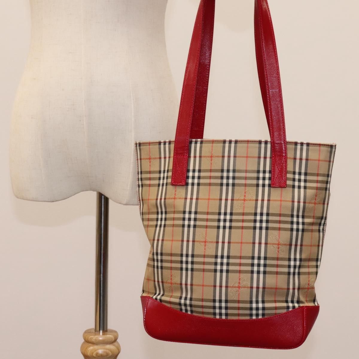 Burberry Burberry Nova Check Tote canvas check pattern Size ONE SIZE - 13 Thumbnail