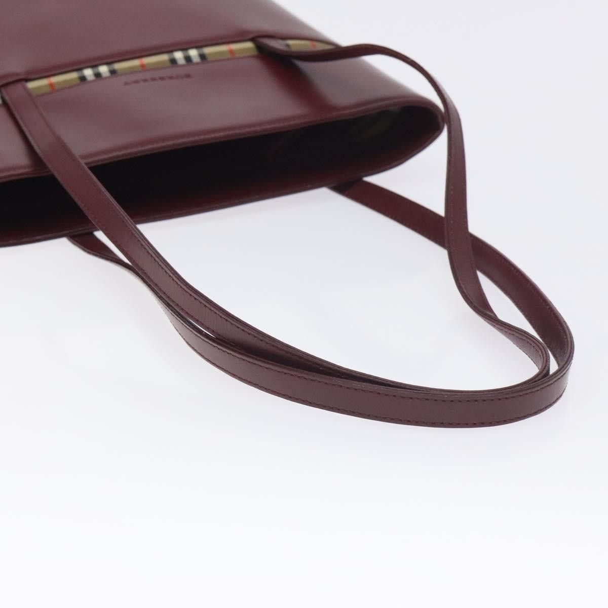 Burberry Burberry Nova Check Tote Leather Size ONE SIZE - 7 Thumbnail