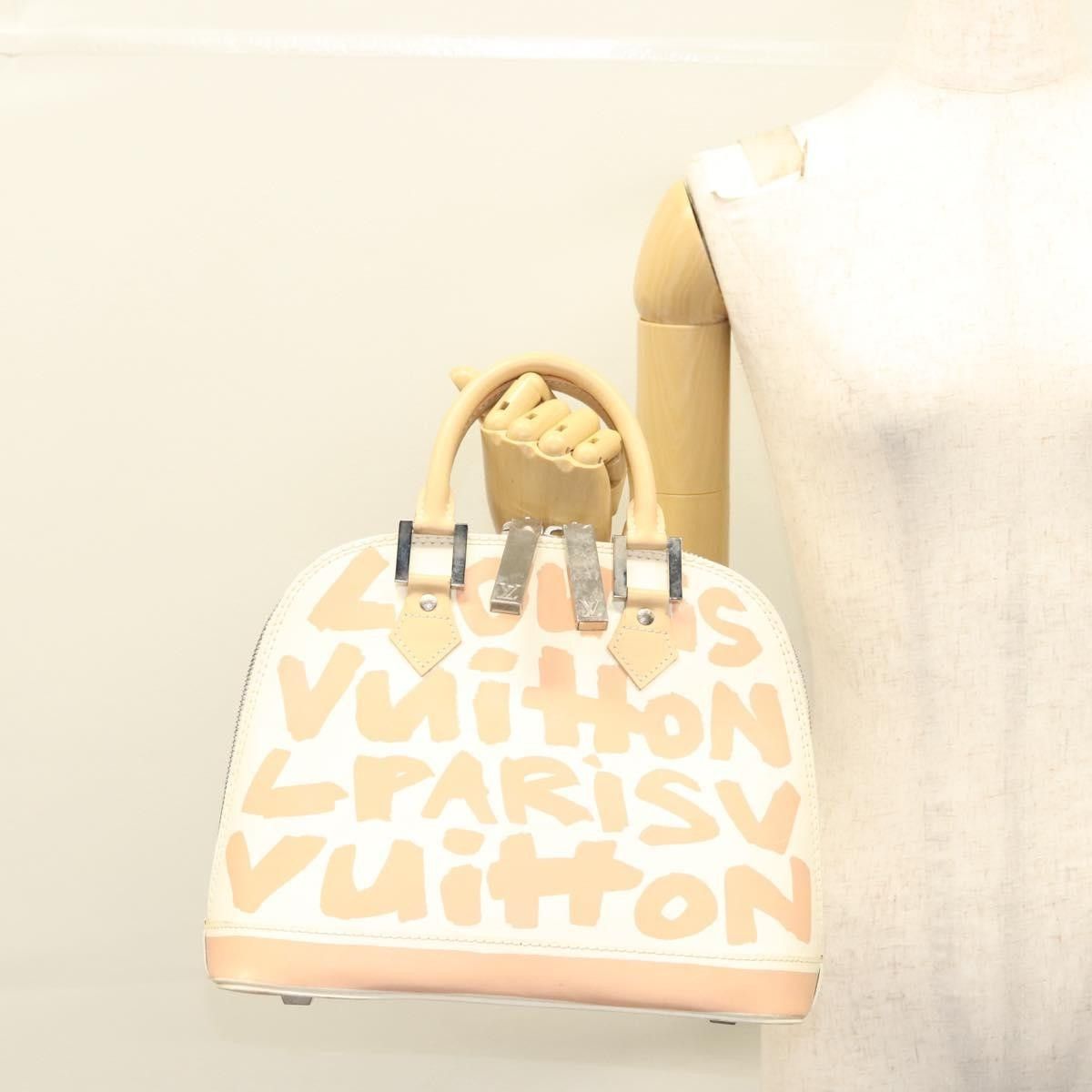 Louis Vuitton Louis Vuitton Alma Handbag Limited Edition Graffiti Leather Size ONE SIZE - 16 Thumbnail