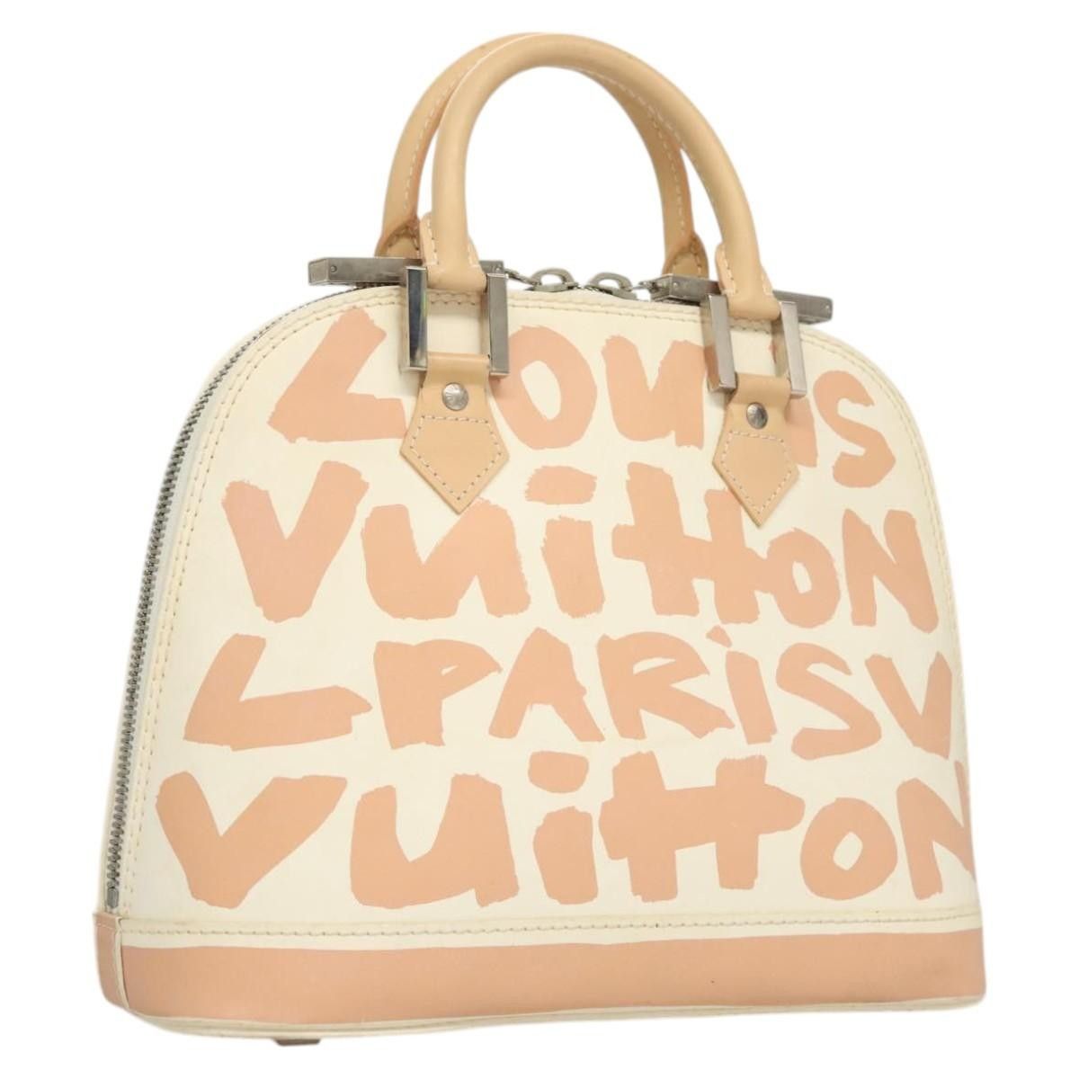 Louis Vuitton Louis Vuitton Alma Handbag Limited Edition Graffiti Leather Size ONE SIZE - 19 Thumbnail