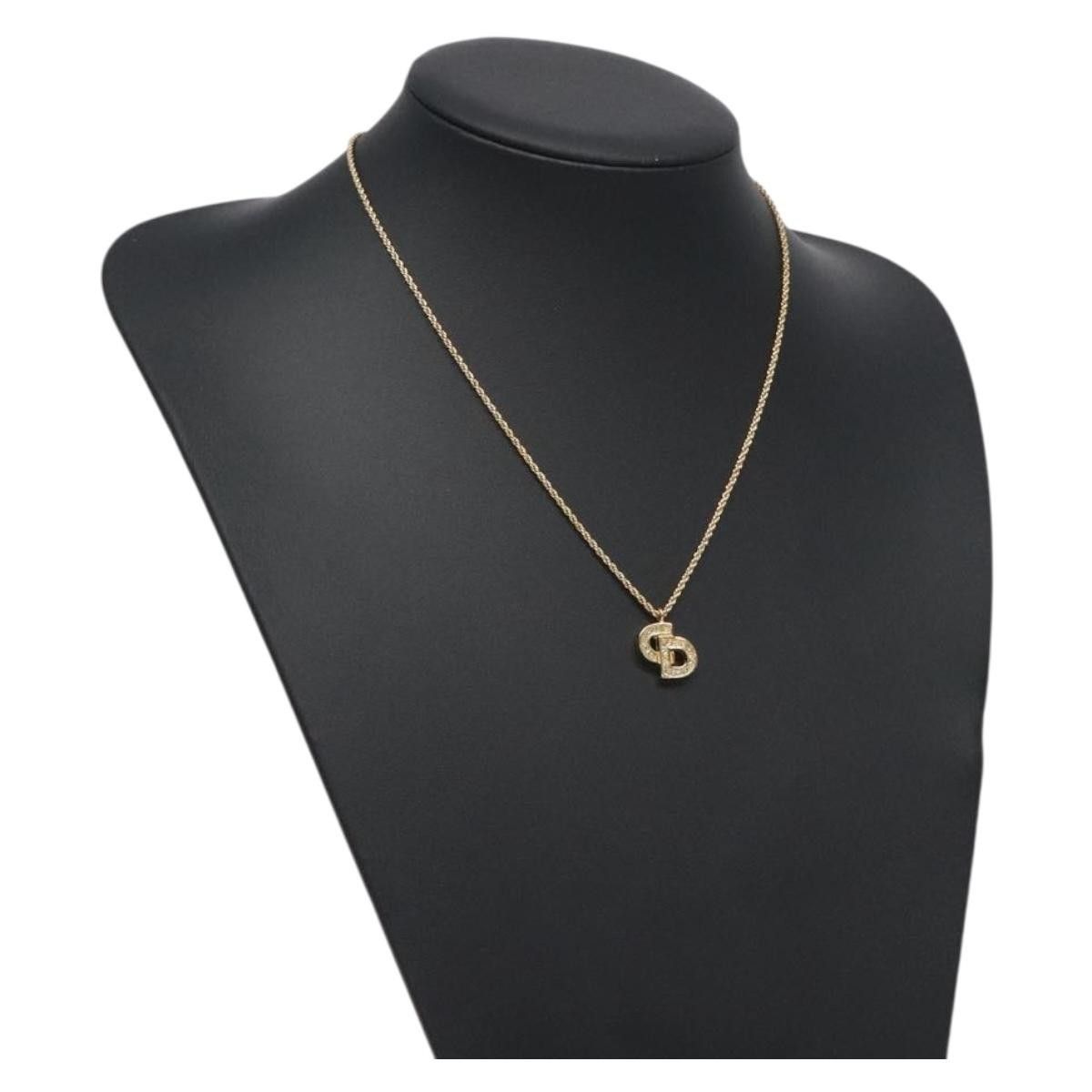 Dior Christian Dior CD Pendant Necklace Gold-plated Size ONE SIZE - 9 Thumbnail