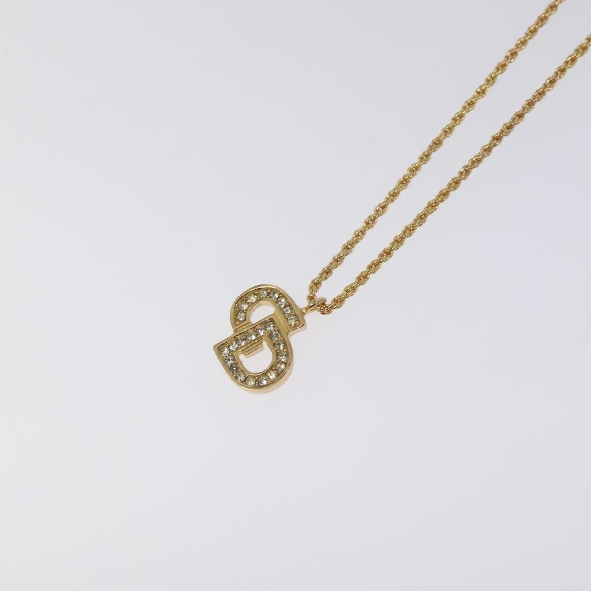 Dior Christian Dior CD Pendant Necklace Gold-plated Size ONE SIZE - 3 Thumbnail