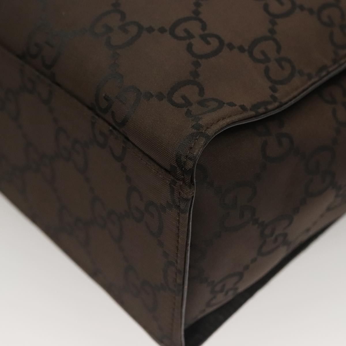 Gucci Gucci Vintage Bamboo Handle Tote GG Nylon Size ONE SIZE - 16 Thumbnail