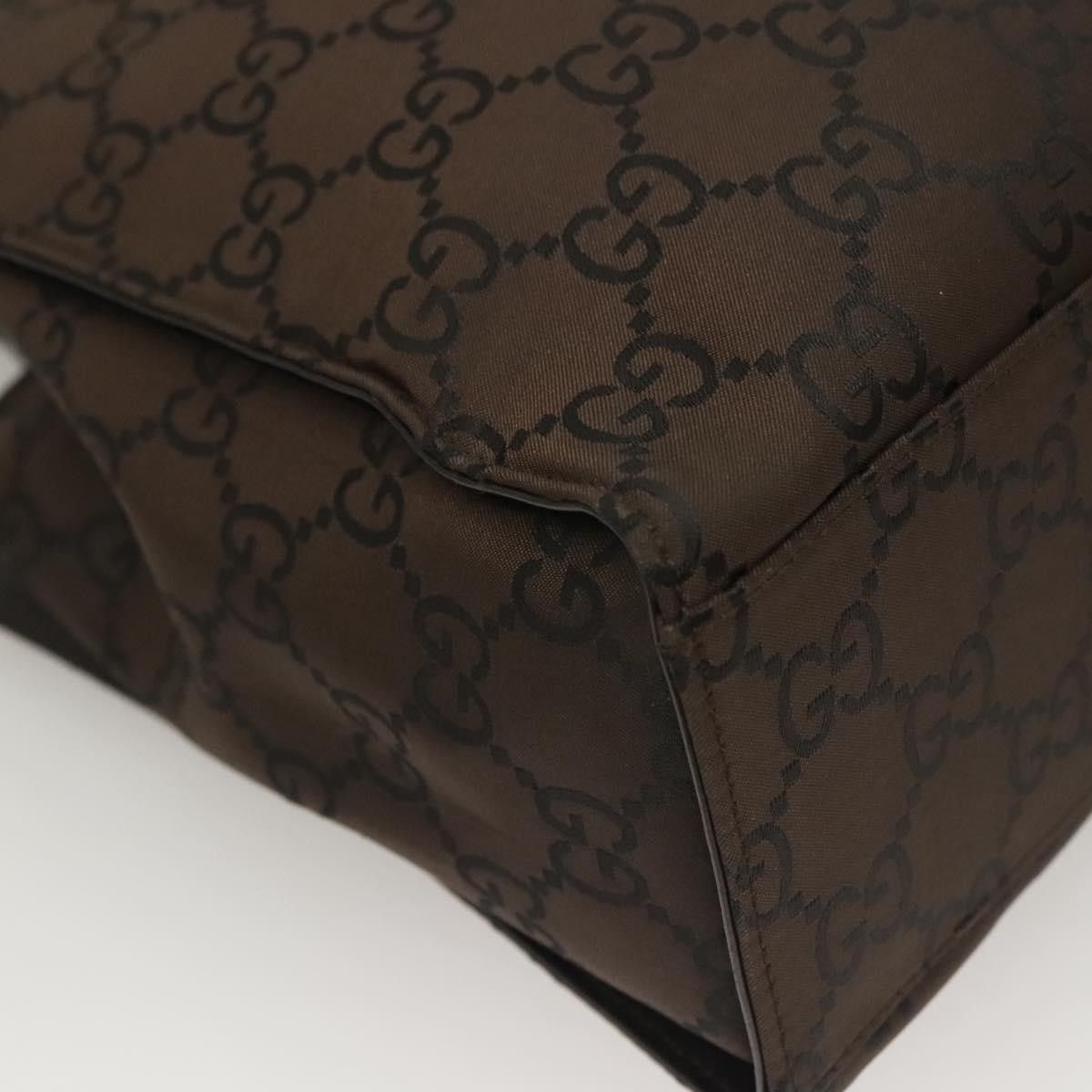 Gucci Gucci Vintage Bamboo Handle Tote GG Nylon Size ONE SIZE - 15 Thumbnail