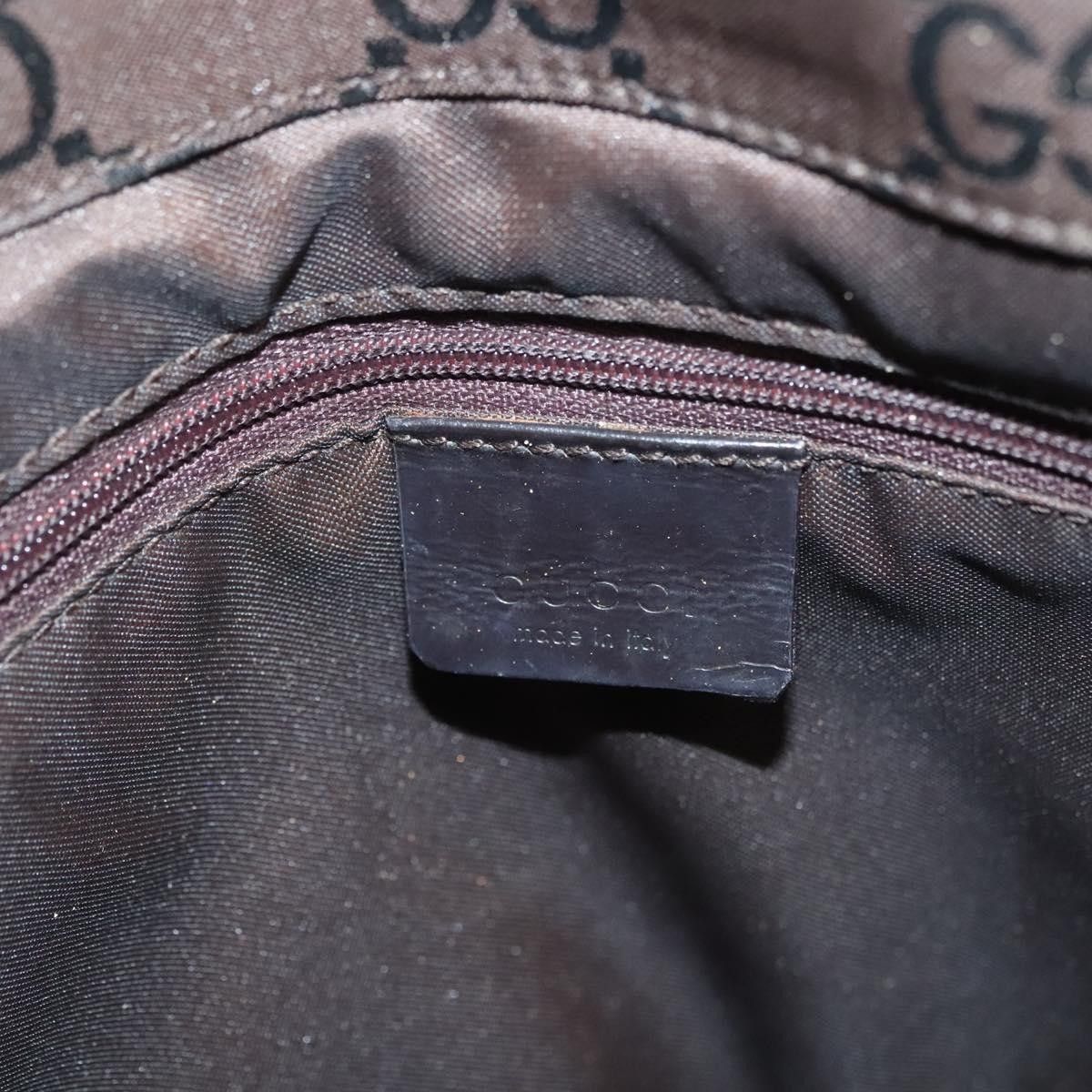 Gucci Gucci Vintage Bamboo Handle Tote GG Nylon Size ONE SIZE - 17 Thumbnail