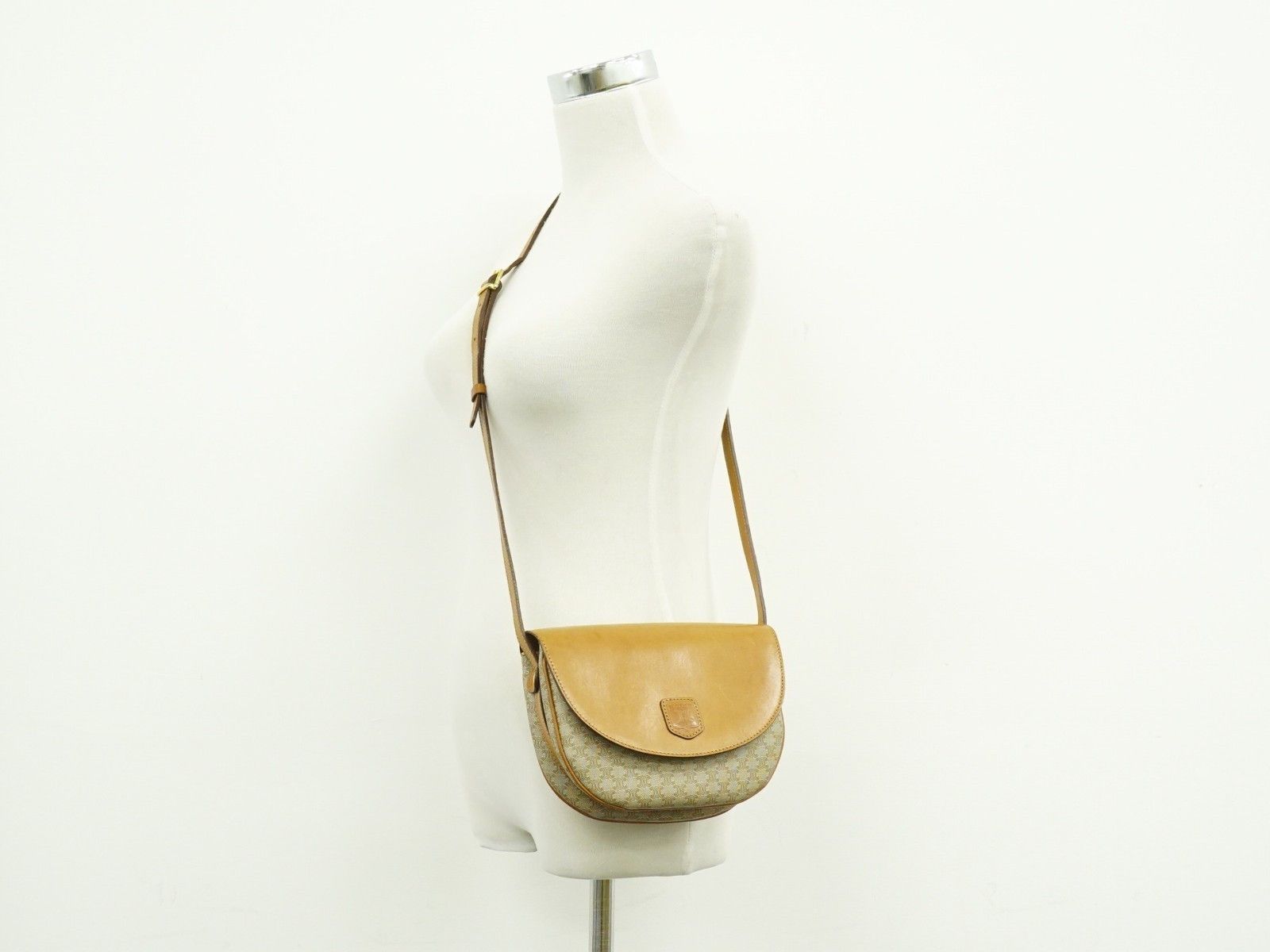 Celine Celine Macadam Shoulder Bag PVC Leather Size ONE SIZE - 11 Thumbnail