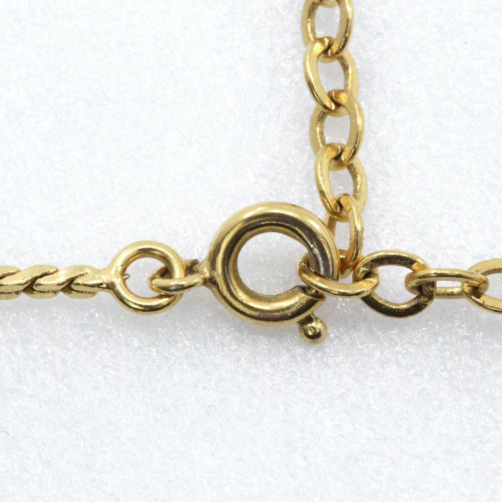 Dior Christian Dior CD Logo necklace Gold-plat and Faux Perle Size ONE SIZE - 7 Thumbnail