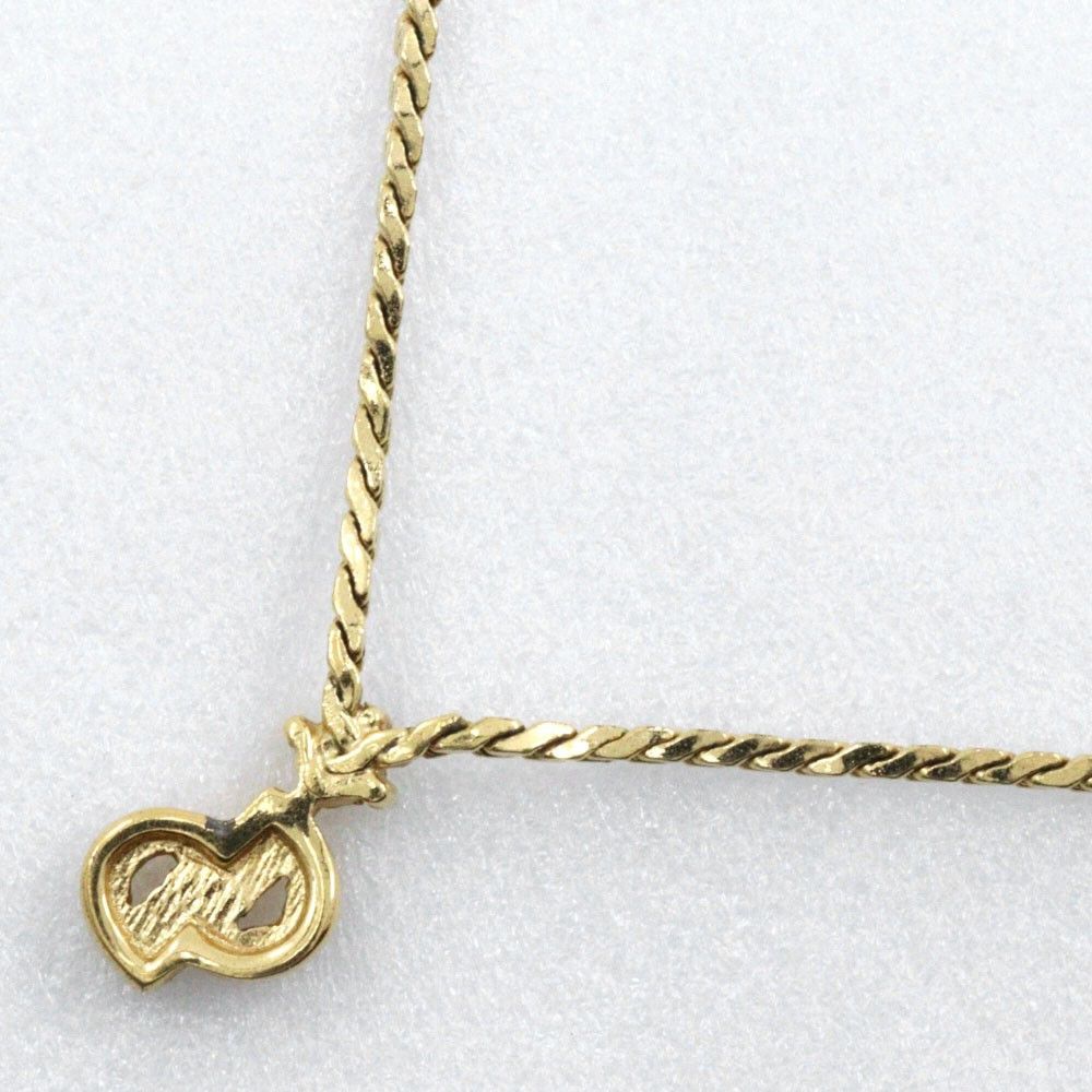 Dior Christian Dior CD Logo necklace Gold-plat and Faux Perle Size ONE SIZE - 2 Thumbnail