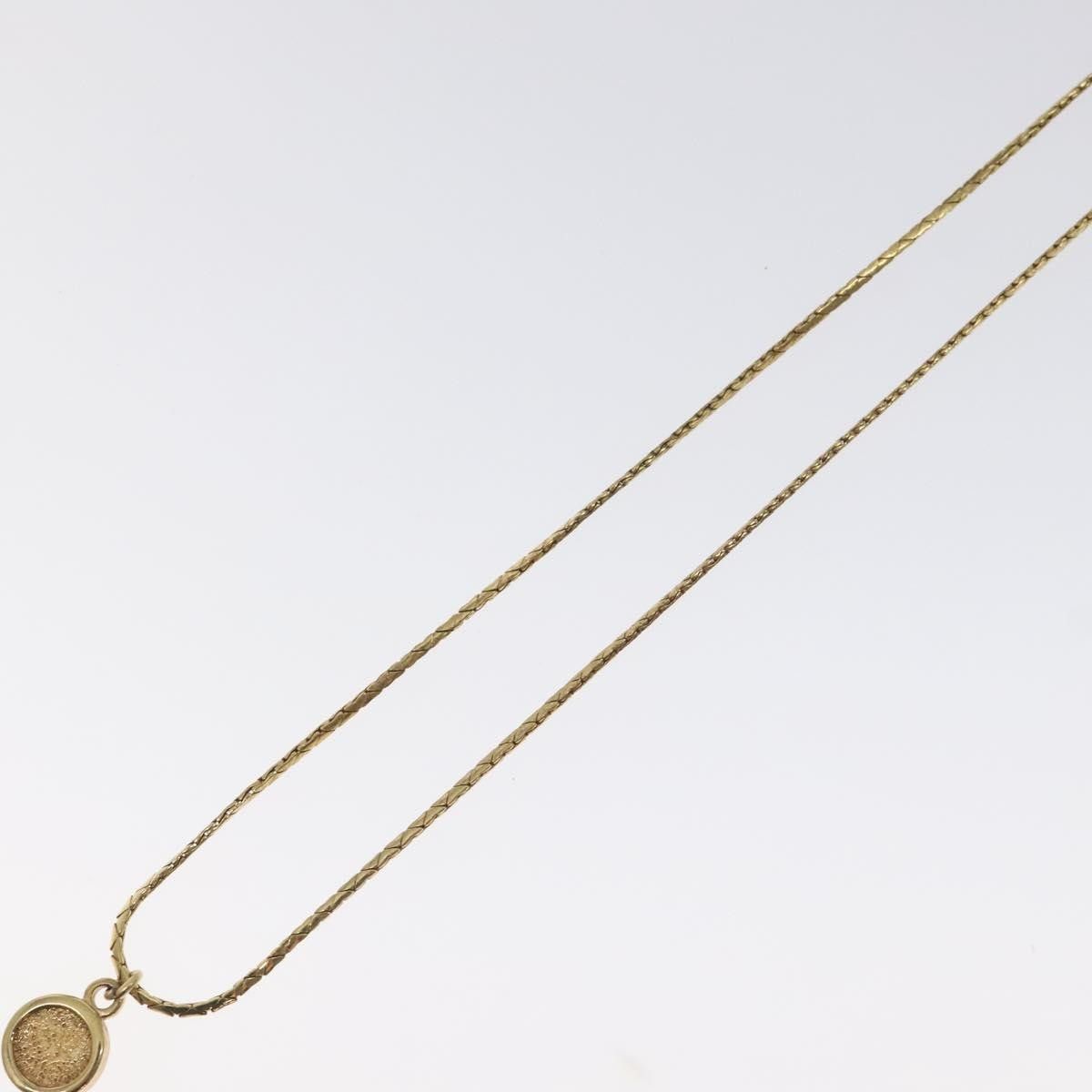 Dior Christian Dior CD Round Pendant Necklace Metal Size ONE SIZE - 8 Thumbnail