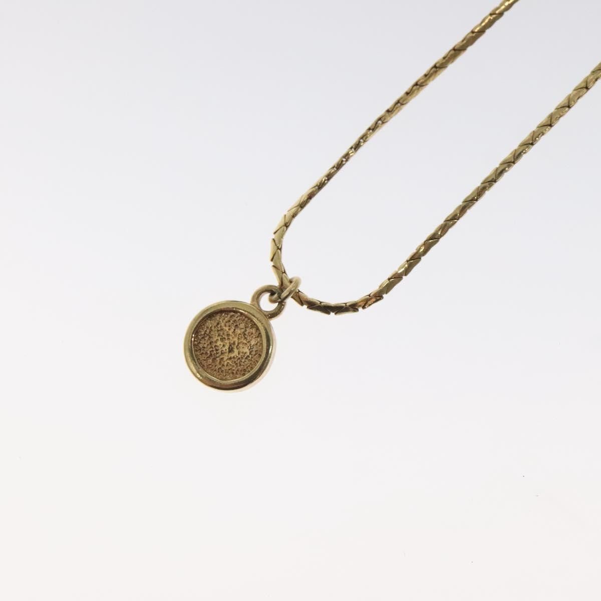 Dior Christian Dior CD Round Pendant Necklace Metal Size ONE SIZE - 4 Thumbnail