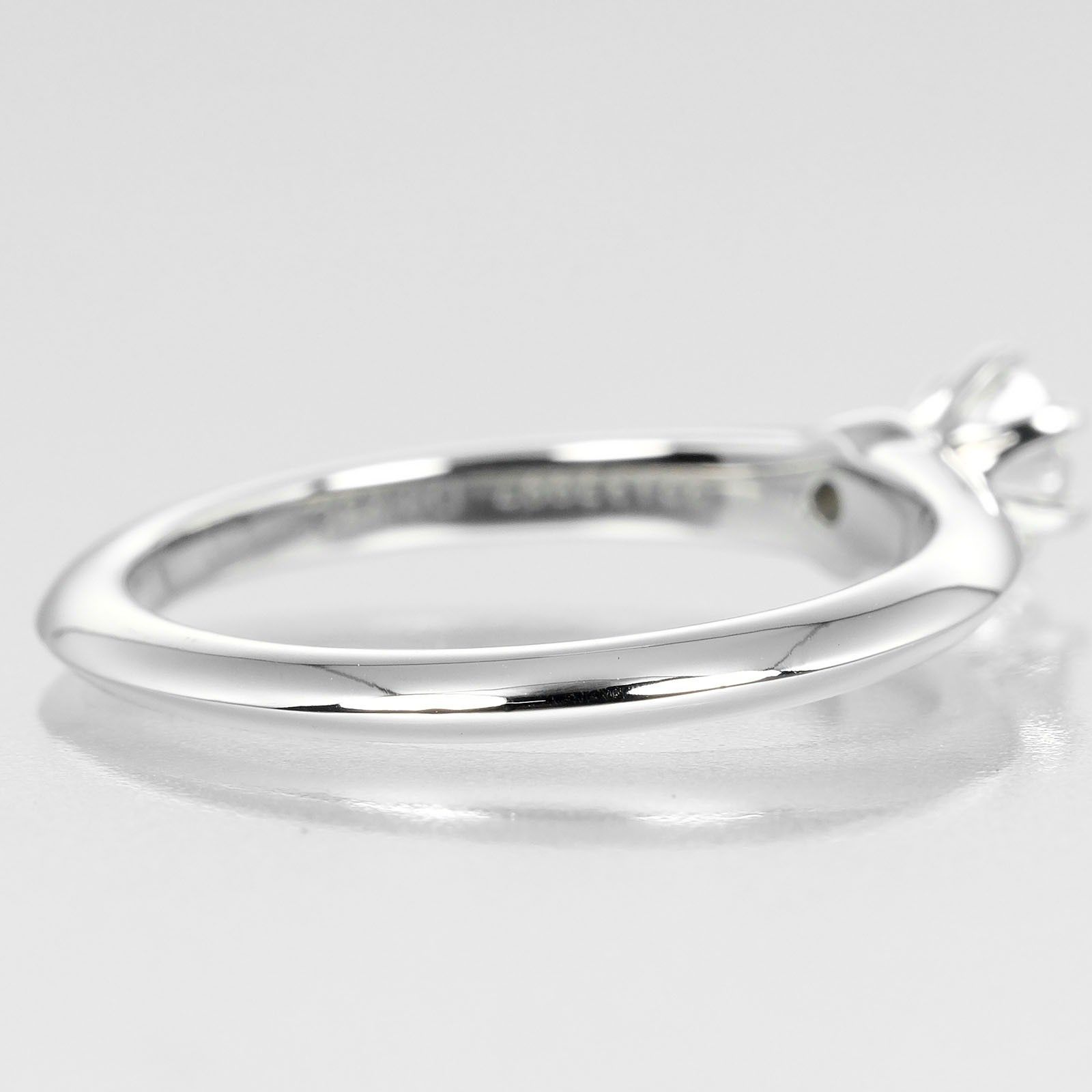 Tiffany & Co. Tiffany & Co. Tiffany Setting Solitaire Ring Platinum with RBC Diamond Size ONE SIZE - 6 Thumbnail