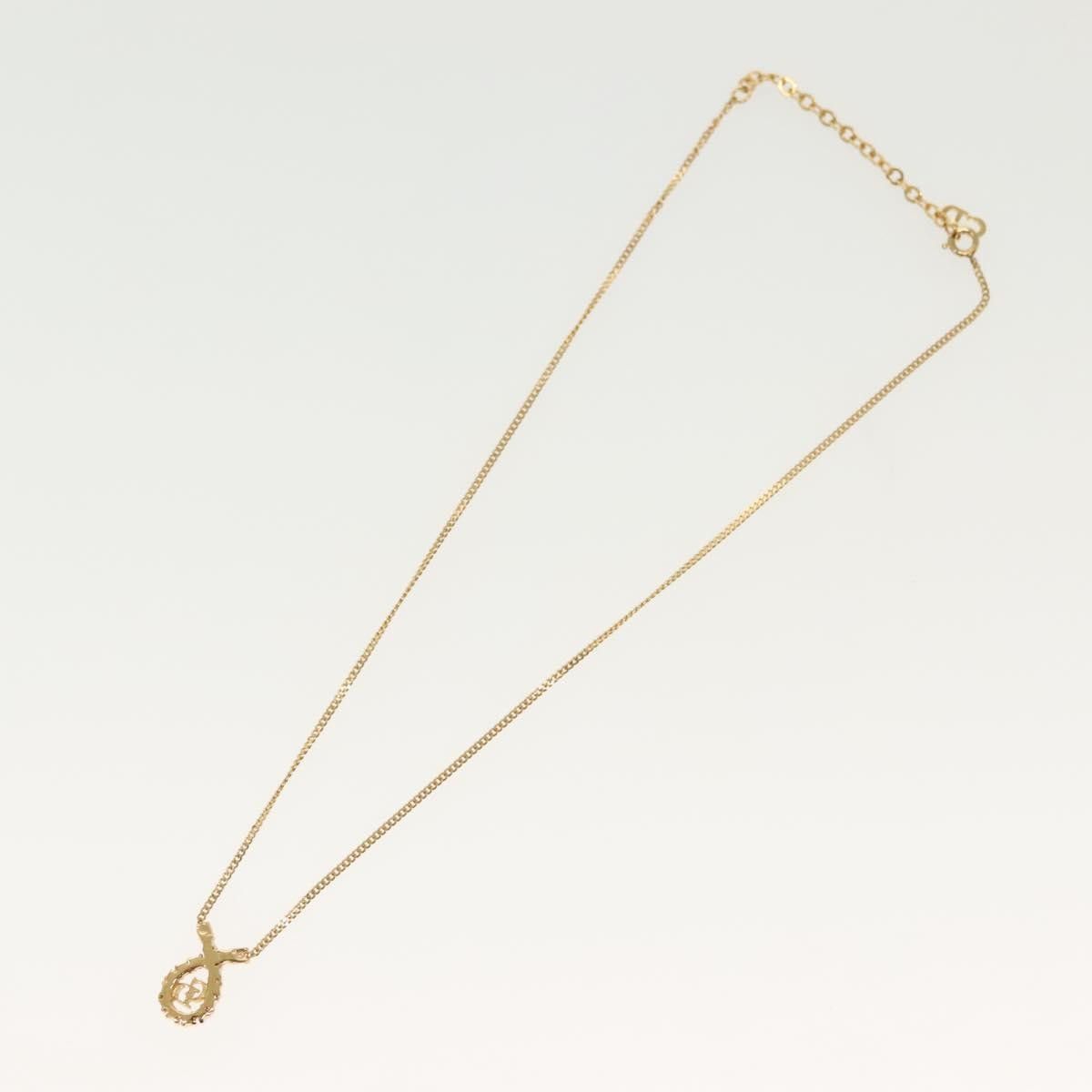 Dior Christian Dior CD Pendant Necklace Gold-plated Size ONE SIZE - 2 Thumbnail
