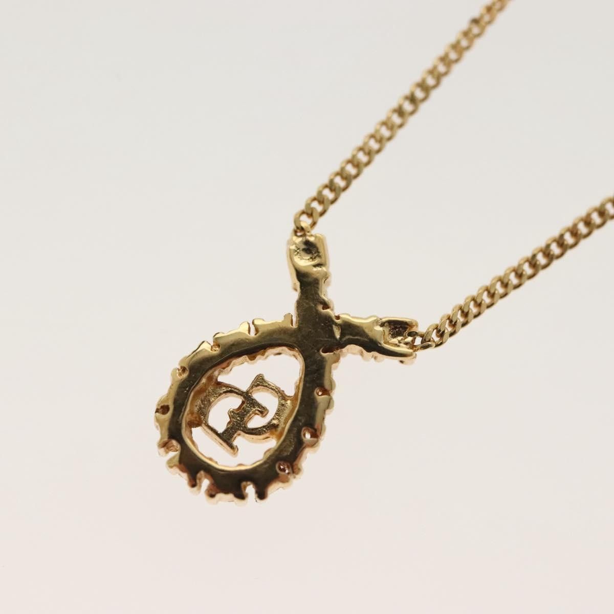 Dior Christian Dior CD Pendant Necklace Gold-plated Size ONE SIZE - 4 Thumbnail