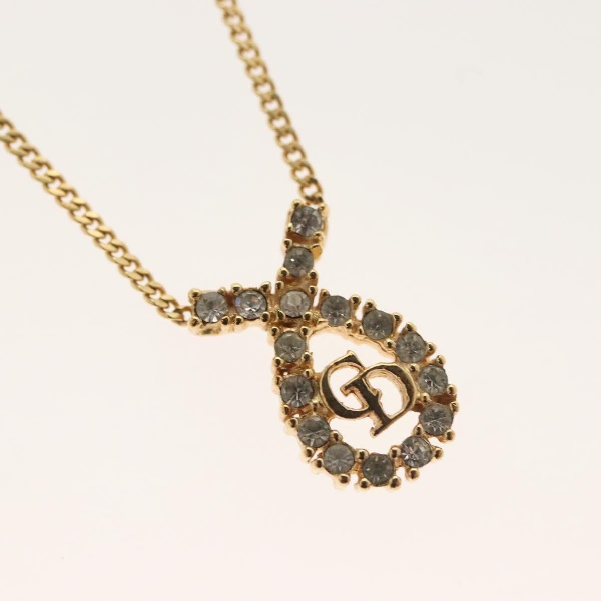 Dior Christian Dior CD Pendant Necklace Gold-plated Size ONE SIZE - 5 Thumbnail