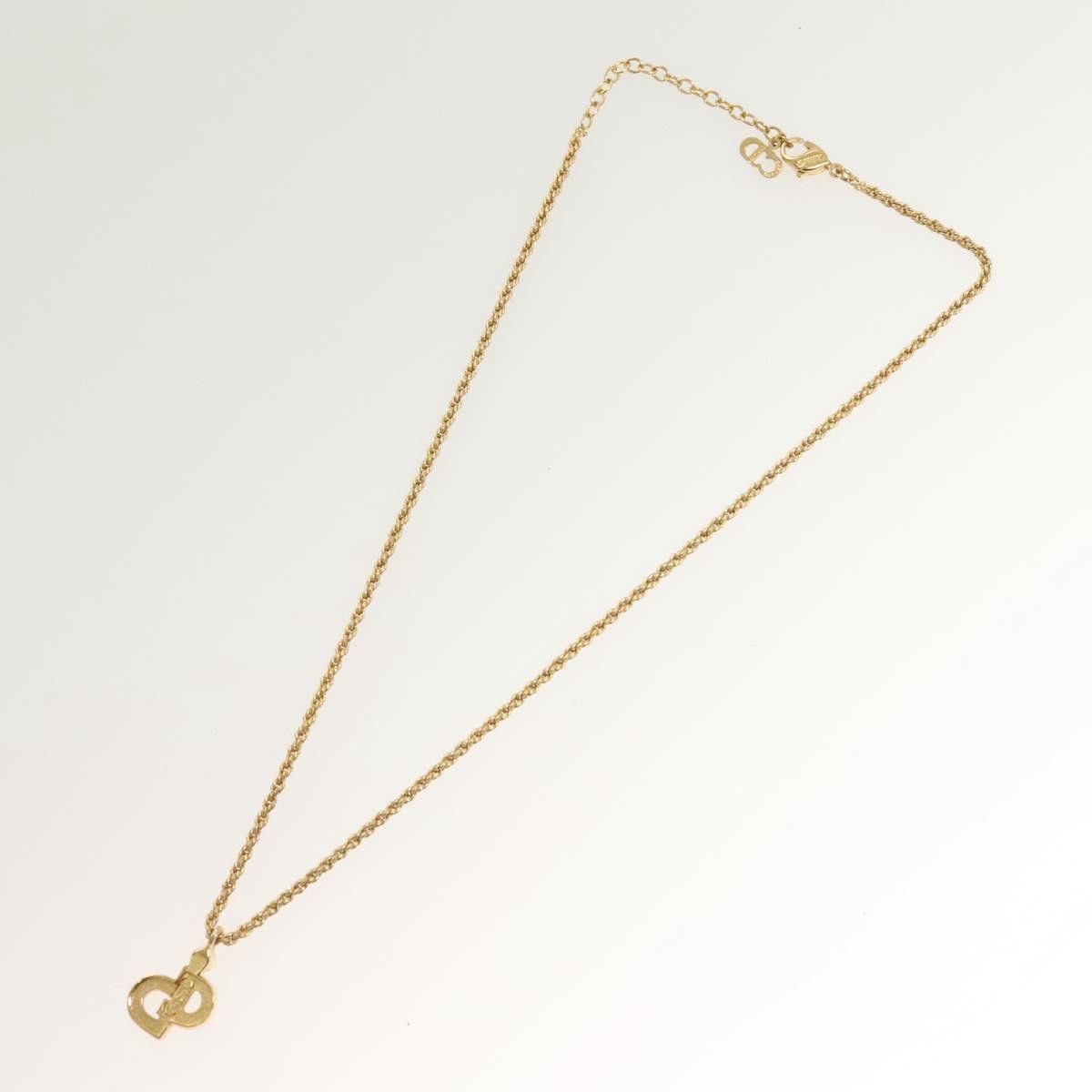 Dior Christian Dior CD Pendant Necklace Gold-plated Size ONE SIZE - 2 Thumbnail