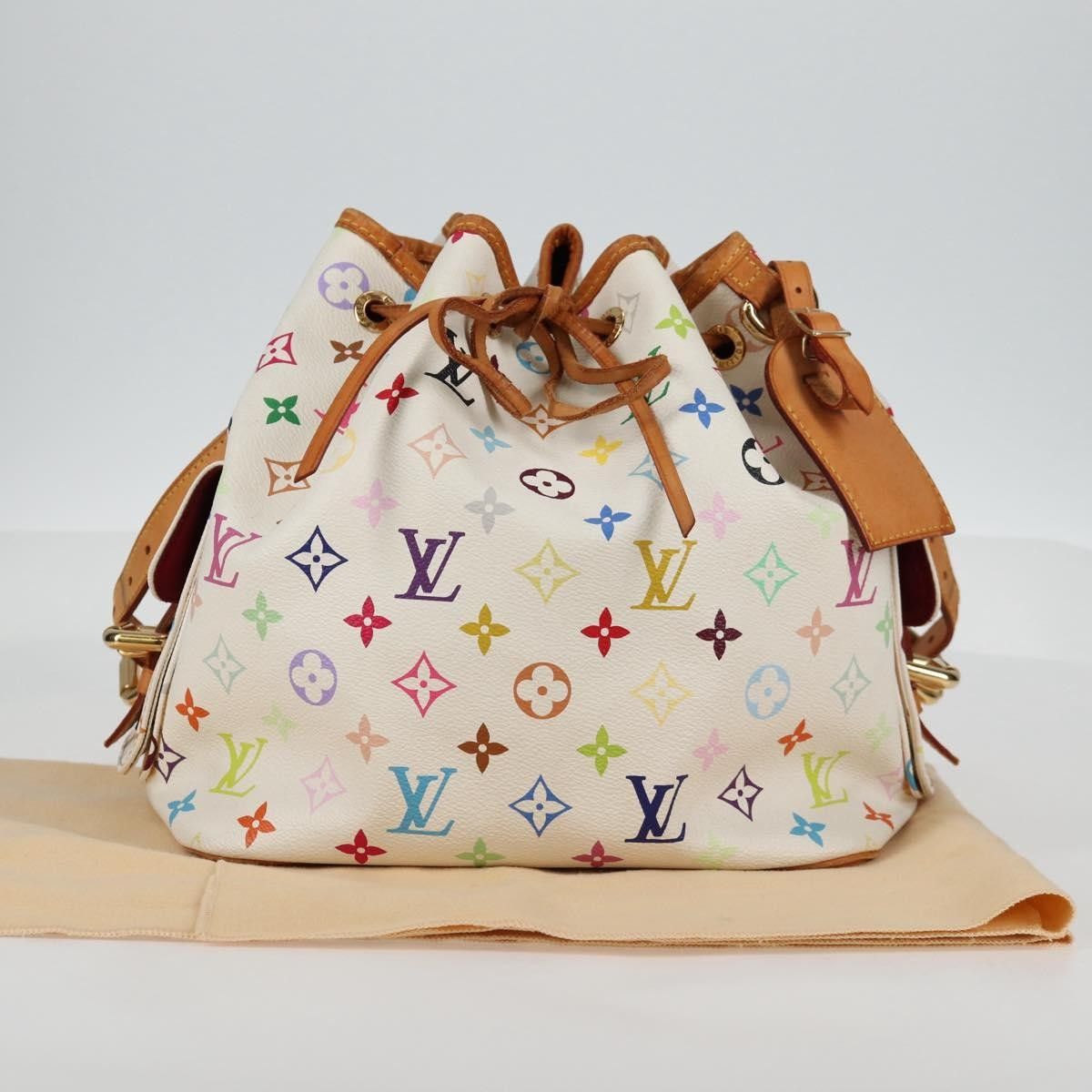 Louis Vuitton Louis Vuitton Petit Noe Handbag Monogram Multicolor Size ONE SIZE - 14 Thumbnail