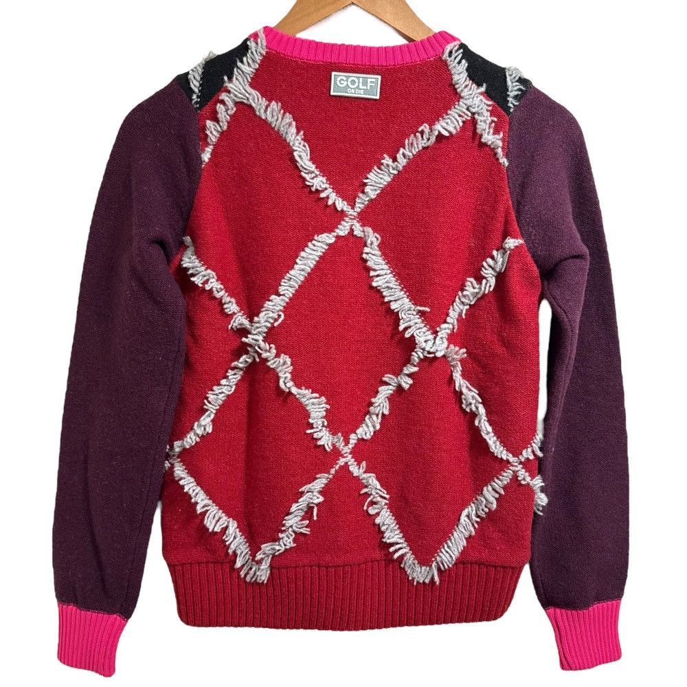 Other Other MARK & LONA Diamond Mane Vee Neck Sweater Knitwear Others Tops MLW-1D-AB06 DUTY FREE for USA Size ONE SIZE - 2 Thumbnail