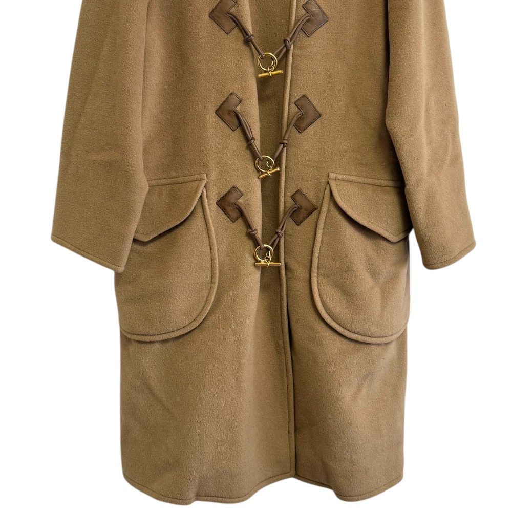 Hermes Hermes Hermes Grenan Duffle Coat Camel Natural Material Outerwear DUTY FREE for USA Size ONE SIZE - 5 Thumbnail